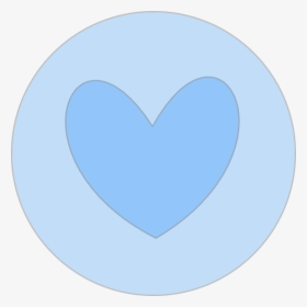 Heart In Circle Blue Svg Clip Arts - Miftahul Huda Pusat, HD Png Download, Transparent PNG