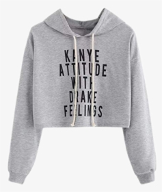 Gray Hoodie Kanyewest Drakestickers Png Pngs Pink Brand