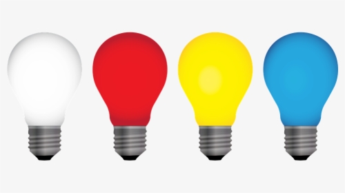 Colored Light Bulbs Clipart, HD Png Download, Transparent PNG