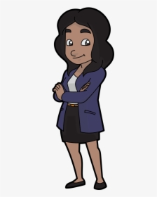 Cartoon Of A Businesswoman, HD Png Download, Transparent PNG