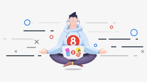 Zen Master - Cartoon, HD Png Download, Transparent PNG