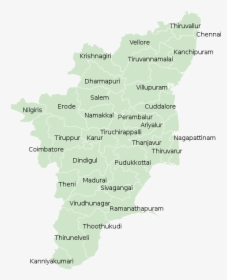 32 District In Tamilnadu, HD Png Download, Transparent PNG
