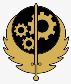 Nukapedia The Vault - Fallout Brotherhood Of Steel Logo, HD Png Download, Transparent PNG