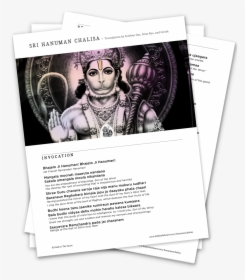 Verses To Sri Hanuman Chalisa - Lord Hanuman Wallpapers 4k, HD Png Download, Transparent PNG