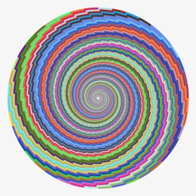 Colorful Swirl Vector Image - Cool Things To Look At When High, HD Png Download, Transparent PNG