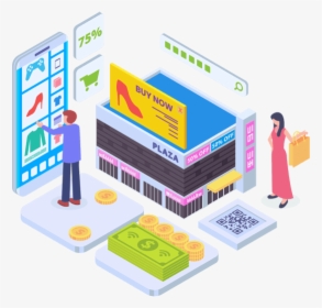 Ecommerce Illustration - Games, HD Png Download, Transparent PNG