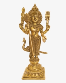 Brass Blessing Lord Velan Statue, 4 X 12 Inch, Vgo - Bronze Sculpture, HD Png Download, Transparent PNG