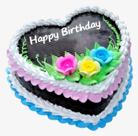 Png Birthday Cake Chocolate Heart - Message Happy Birthday Mom, Transparent Png, Transparent PNG