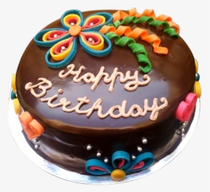 Birthday Chocolate Cake Png, Transparent Png, Transparent PNG