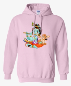 Baby Krishna With Sacred Cow T Shirt & Hoodie, HD Png Download, Transparent PNG