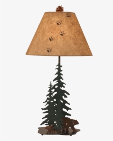 Iron Pine Tress Bear Family - Lampshade, HD Png Download, Transparent PNG
