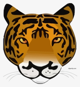 Tiger Clipart Png - Tiger Face Clip Art, Transparent Png, Transparent PNG