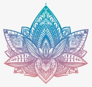 Yoga Lotus Flower Symbol, HD Png Download, Transparent PNG