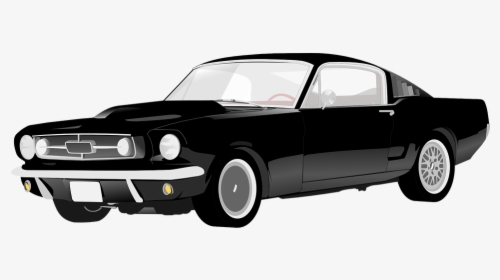 Ford Mustang Png - Old Style Car, Transparent Png, Transparent PNG
