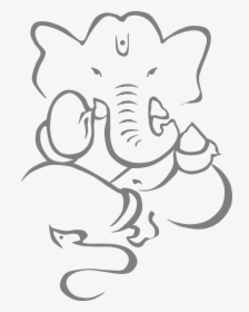 Freeclipart Ganesh - Lord Ganesha Sketch Drawing, HD Png Download, Transparent PNG