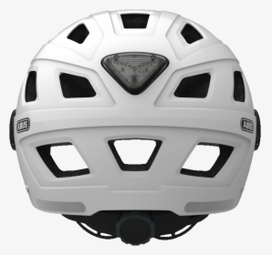 Hyban Smoke Visor Cream White Back View - Bicycle Helmet, HD Png Download, Transparent PNG