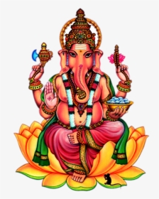 Lord Ganesha Png - God Ganesha Vector Free Download, Transparent Png, Transparent PNG