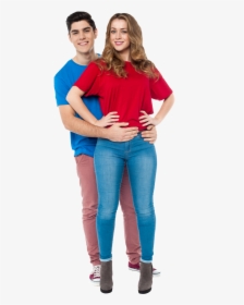 Love Couple Png Image - Guy With Arm Around Girl, Transparent Png, Transparent PNG