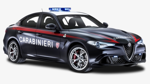 Alfa Romeo Police Car - Alfa Romeo Giulia Cc, HD Png Download, Transparent PNG