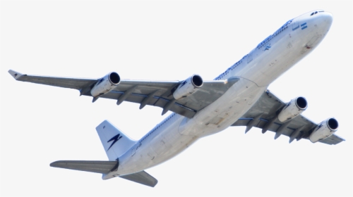 White Passenger Plane Flying On Sky Png Image - Transparent Background Flying Airplane Png, Png Download, Transparent PNG