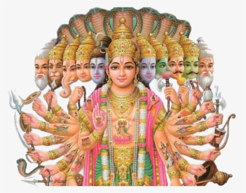 Lord Vishnu Png Transparent Images - Vishnu Bhagwan Hd Png, Png Download, Transparent PNG