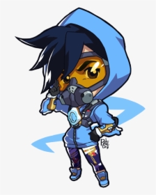 Tracer Graffiti Alternate Cute Spray By Petetoy - Overwatch Graffiti Tracer Concept Art, HD Png Download, Transparent PNG