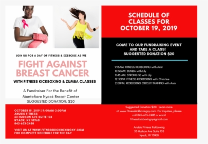 Fight Breast Cancer Website Flyer - Flyer, HD Png Download, Transparent PNG