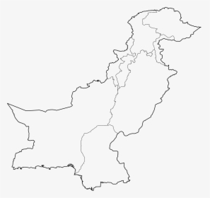 Map Of Pakistan Empty , Png Download - Outline Map Of Pakistan, Transparent Png, Transparent PNG
