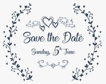 Save The Date Png Free, Transparent Png, Transparent PNG