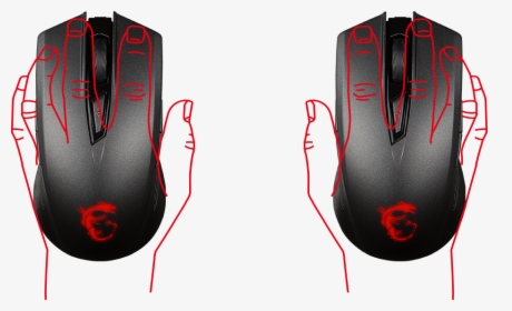 Pad - Msi Clutch Gm40 Gaming Mouse Black, HD Png Download, Transparent PNG