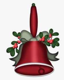 #freetoedit #bell #christmas Red #holly #leaves #freetoedit - Church Bell, HD Png Download, Transparent PNG