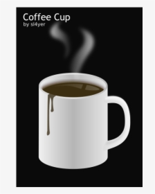 Vector Image Of A Cup Of Hot Coffee - Coffee Cup Clip Art, HD Png Download, Transparent PNG