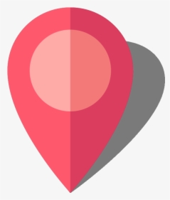 Simple Map Pin Icon - Map Pin Vector Png, Transparent Png, Transparent PNG