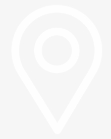 Location Pin Icon - Icon Location Png White, Transparent Png, Transparent PNG