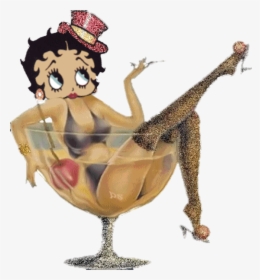 Betty Boop In A Martini Glass, HD Png Download, Transparent PNG
