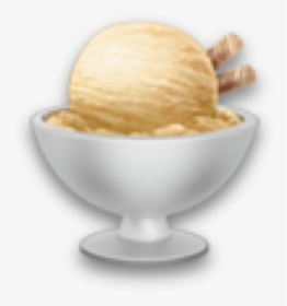 Ice Cream Emoji  i Am Starting To Use This Sticker - Эмодзи Мороженое, HD Png Download, Transparent PNG