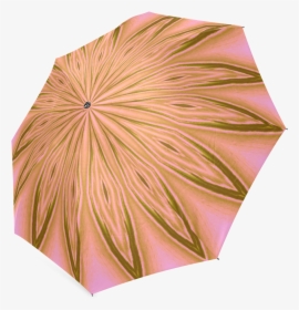 Gold Grapefruit Swirls Foldable Umbrella - Construction Paper, HD Png Download, Transparent PNG