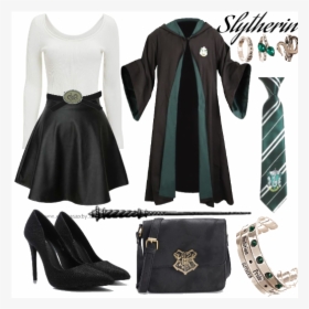 Polyvore Slytherin Yule Ball Dress, HD Png Download, Transparent PNG