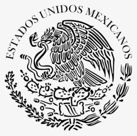 Mexican Flag Eagle Black And White, HD Png Download, Transparent PNG