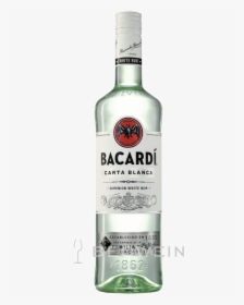 Bacardi Carta Blanca 1,0 L - Bacardi Carta Blanca Price, HD Png Download, Transparent PNG