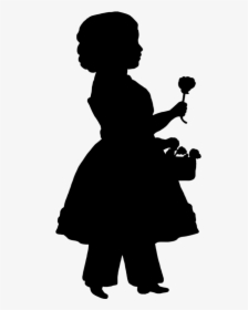 Flower Girl Clipart Black And White, HD Png Download, Transparent PNG