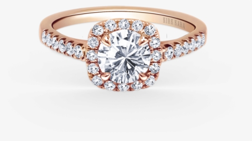 Carmella 18k Rose Gold Engagement Ring Geoffreys Diamonds - Engagement Ring, HD Png Download, Transparent PNG