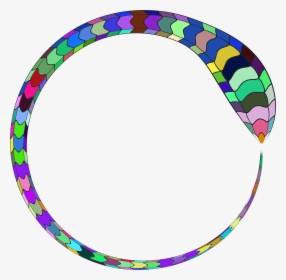 Snake Frame Prismatic - Snake Circle Clip Art, HD Png Download, Transparent PNG