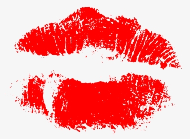Red Kiss Print - Kiss Red Png, Transparent Png, Transparent PNG