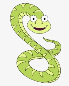 Snake Clipart Image- Vector Cute Snake - Snake Cartoon Fond Transparent, HD Png Download, Transparent PNG