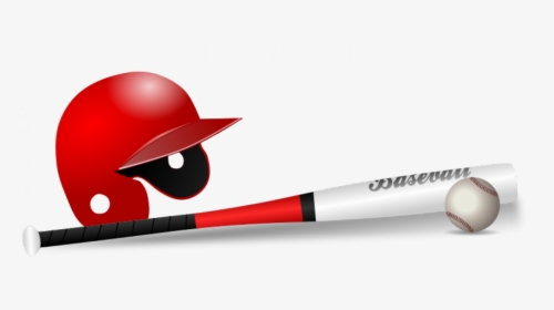 Baseball Bat, Ball And Cap Vector Clip Art - Baseball Player Png Clip Art, Transparent Png, Transparent PNG