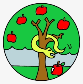 Apple Clipart Tree - Jesse Tree Adam And Eve, HD Png Download, Transparent PNG