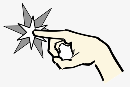 Touch, Touching, Finger, Point, Pointing, Hand - Pointing Hand, HD Png Download, Transparent PNG