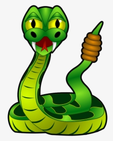 Free Cartoon Download Clip - Rattlesnake Clipart, HD Png Download, Transparent PNG