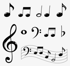 Music Notes Drawing Easy, HD Png Download, Transparent PNG